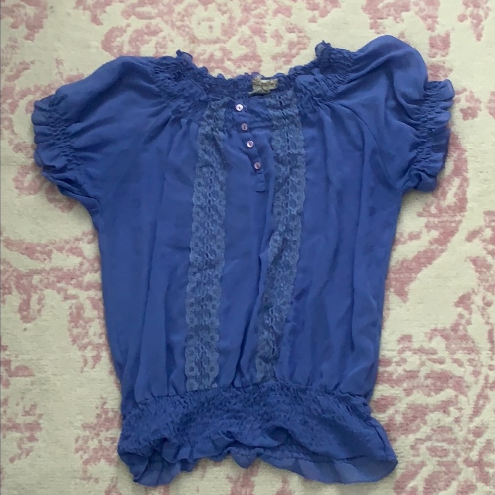 Blue dress up shirt